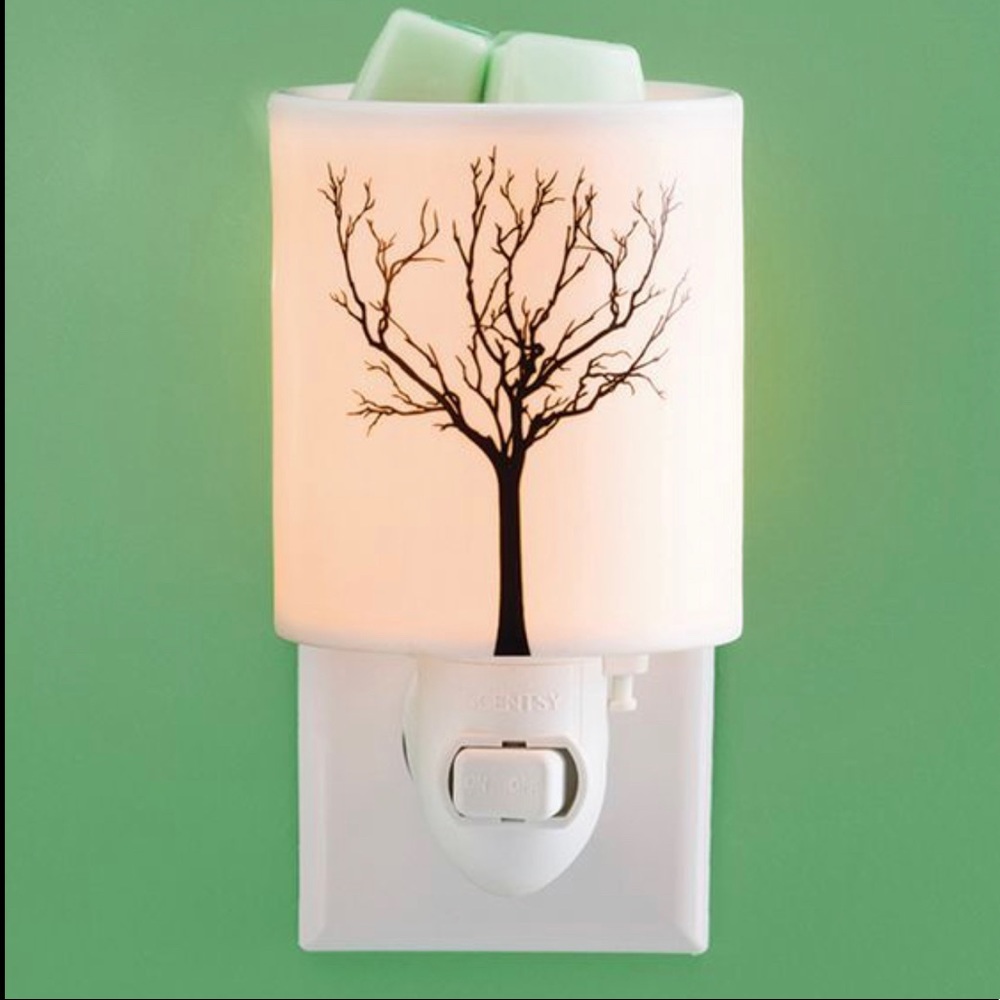 Scentsy Tilia Tree Pattern Wall Plug-In Wax Warmer in Original Box